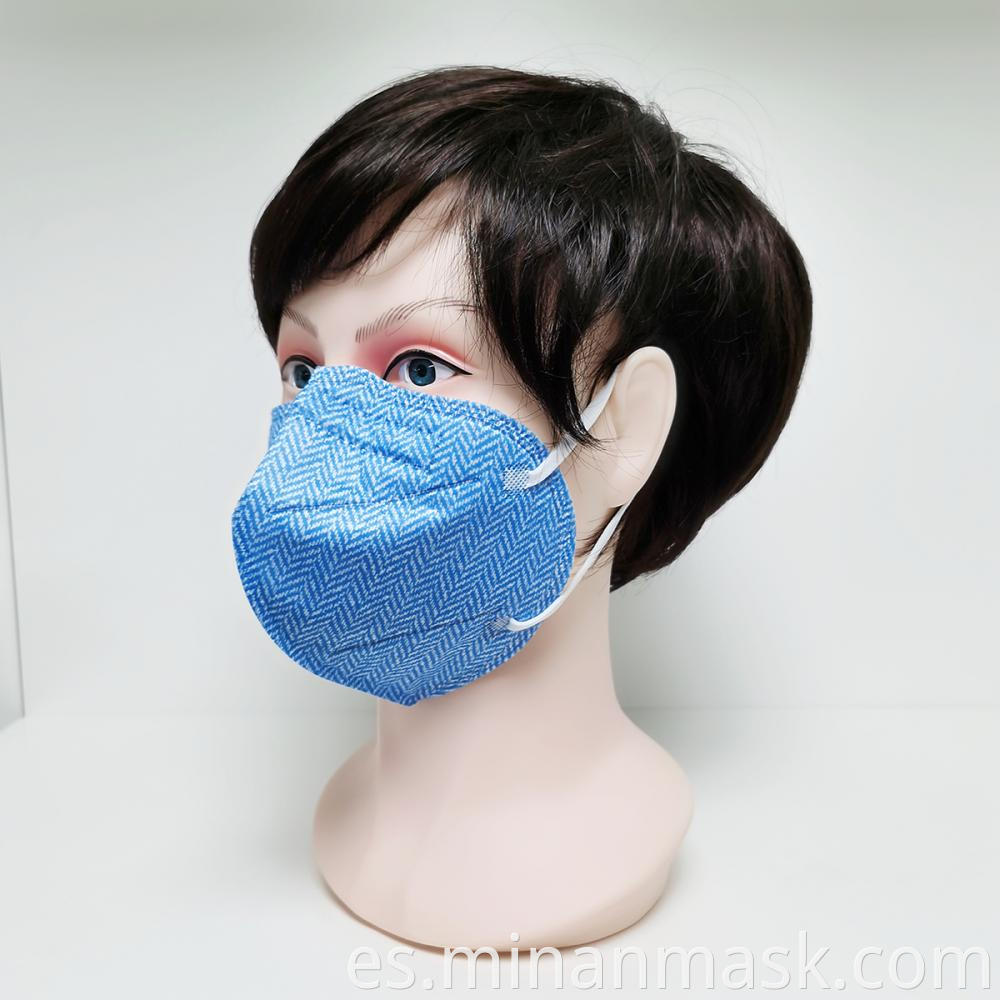 225 1 Blue Stripe Mask